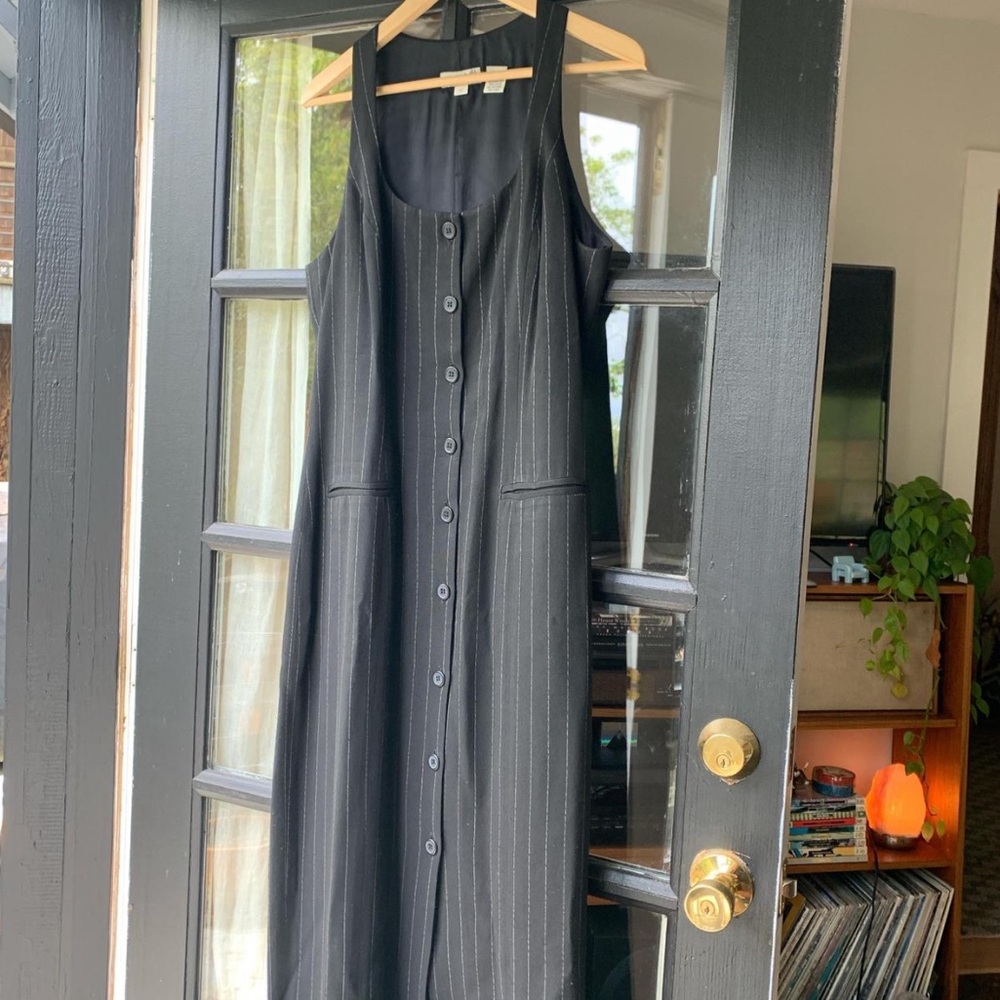 Vintage Pinstripe Dress